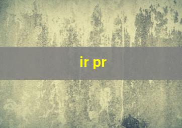 ir pr